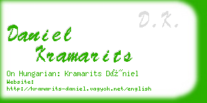 daniel kramarits business card